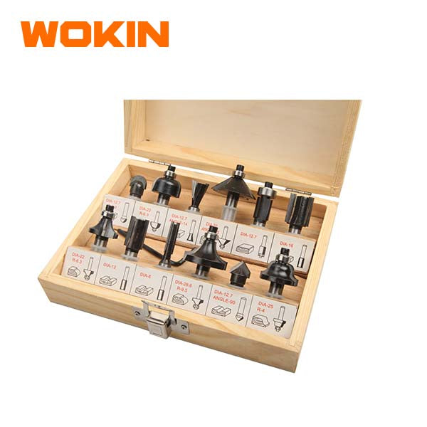 WOKIN 12PCS CARBIDE ROUTER BIT SET