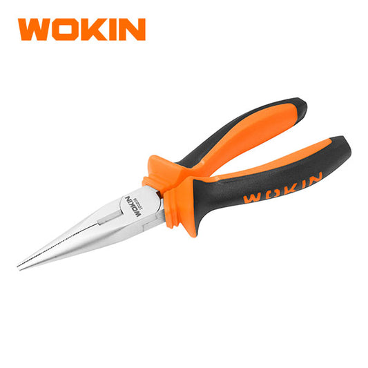 WOKIN LONG NOSE PLIERS 200MM,8"