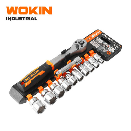 WOKIN 12PCS 1/2" RATCHET HANDLE WITH SOCKETS SET 1/2"