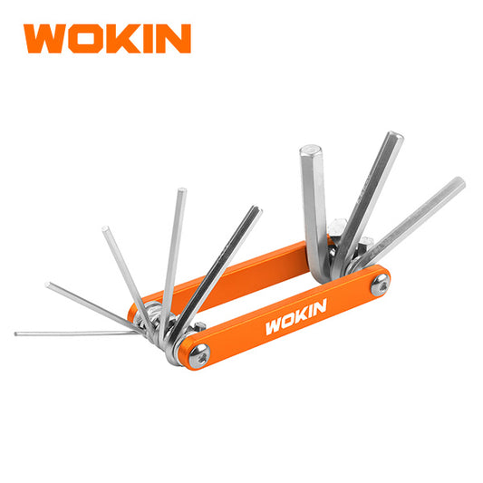 WOKIN 8PCS FOLDING HEX KEY SET