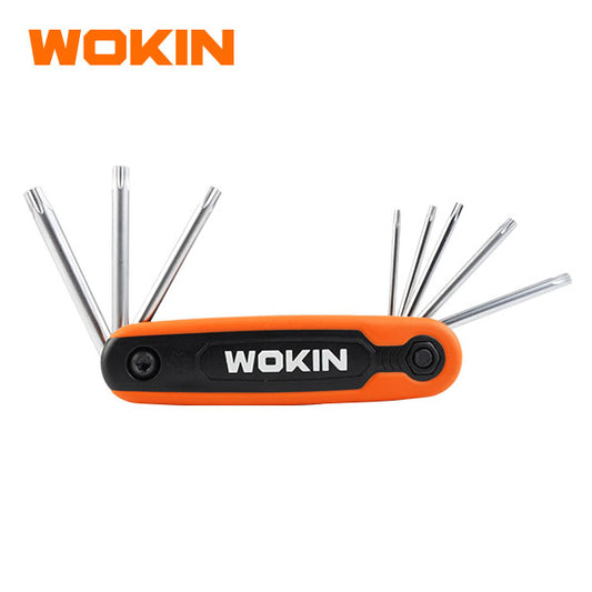 WOKIN 8PCS FOLDING TORX HEX KEY SET