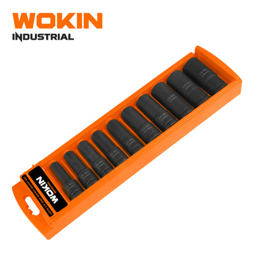 WOKIN 10PCS 1/2″ DEEP IMPACT SOCKET SET