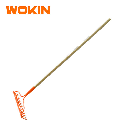 WOKIN RIGID METAL GARDEN RAKE