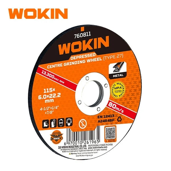WOKIN DEPRESSED CENTRE CUTTING WHEEL (METAL)