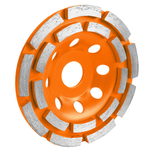 WOKIN DOUBLE ROW SEGMENTED TURBO CUP GRINDING WHEEL (INDUSTRIAL)