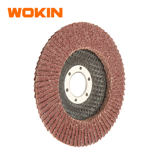 WOKIN ALUMINIUM OXIDE FLAP DISC (FIBRE BACKING (TYPE 29)